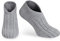 KNIT FACTORY - Miles Hausschuhe - Socken für Damen und Herren - Gestrickte Pantoffeln - Grau - 41-44
