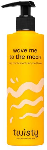 Twisty Wave Me to the Moon - Condizionante Umettante 280 ml - Balsamo Umettante per Capelli Ricci, Con Aloe, Acido Lattico, Pantenolo, Prodotti Professionali, Idratante, Coccola Ricci Perfetti