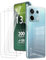 LYZXMY case for Xiaomi Redmi Note 13 Pro 5G(6.67) transparent mobile phone case + 3 pieces tempered glass protective film, case soft silicone TPU protective cover