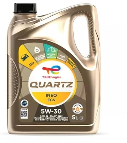 TERAM LOISIRS/Total Huile Lubrification pour Moteur Automobile TOTAL QUARTZ INEO ECS 5W-30 Bidon 5 Litres / 213771