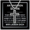 BYLITZ An meinen/unseren Sohn Kreuz Kette mit personalisierter Nachricht Halskette an meinen Sohn zum Geburtstag, Weihnachten (Standard Box, Schwarz V2)