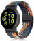 PaceBid 20mm Nylon Correa para Garmin Forerunner 165/165 Music/245/645 music/570 42mm/Vivoactive 5/6, Trenzada Magnética Reloj de Repuesto para Garmin Venu Sq 2/Venu 2 Plus/Approach S50/S44, Vistoso