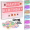 SHYOSUCCE LED Lightbox Rosa mit 16 Farbwechsel, 4 Blitzmodi, 221 Buchstaben,163 Emojis, 24 transparente Karten, A4 Leuchtkasten für Hochzeiten Geburtstagsfeie Party KTV Bar