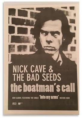 CDAXHOZ Poster Nick Cave & The BadSeeds2, Wandposter, Hotel, Kunstdekoration, Gemälde, Wohnzimmer, Schlafzimmer, Gemälde, Badezimmer, Bar, Theke, Poster, 60 x 90 cm, ungerahmt