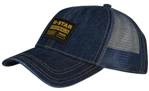 G-Star Para Hombre Gorra De Rejilla Denim Embro Baseball, Azul (worn in watercourse D21247-D317-H146), PC