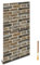 Oufdj-iPro Stein Tapete Ziegel Vinyl Tapete Selbstklebende Tapete Rote Ziegel Selbstklebende Tapete Wasserdichte Wanddekoration Rolle mit exquisiten Lesezeichen aus Holz, 44.5x400CM