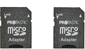 Soporte adaptador de tarjeta de memoria adaptador Micro SD a Memory Stick para PSP Micro SD 1MB-128GB Memory Stick Pro Duo (3 piezas (pcs) Doble Ranura - Negro