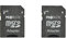 Micro SD to Memory Stick Adapter Memory Card Holder for PSP Micro SD 1MB-128GB Memory Stick Pro Duo (3 PCS) Dual Slot - Black
