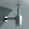 doporro Siphon Chromé pour Lavabo Vasque Siphon en Laiton Design Rectangulaire Anti Odeur S06