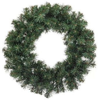 Weihnachtskranz künstlich undekoriert grün Narnia 60 cm zum Tisch und Aufhängen