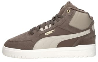 Puma Unisex Shuffle Downtown Mid WtrSneaker, Flache Bronze Desert Dust Puma Gold, 40 EU