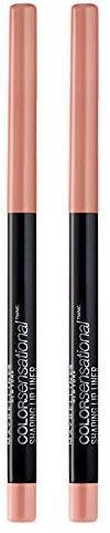 Maybelline New York, Perfilador de Labios, Color Sensational, Tono 10 - Nude Whisper (Paquete de 2)
