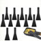 Spatule Pour Poêlon, PlastiqueSpatule Raclette, Spatule Raclette Nylon, 12 PCS Grattoir Raclette Nylon Pelle à Raclette Ustensile de Cuisine Ideal pour Fromage Restaurant Maison