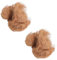 Yardwe 2St Gartenbau-Topf-Kokosraspeln pflanzenpflege pflanzliche Blumenerde Indoor-Blumenerde für Zimmerpflanzen Pflanzgefäßeinlage aus Kokosfaser Gartenerde natürliche Kokospalme Brown