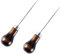 2 Pieces Gourd Shape Awl Tool Alloy,Handwork Sewing Awl,Leather Sewing Bradawl Tool,Professional Awl Tool Punch Sharp,Awl Tool for Leather Craft,Sewing Crafting,DIY Handmade Maker Tool