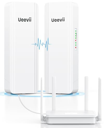 UeeVii Dual-Band Gigabit Wireless Bridge Router Kit CPE5824WR