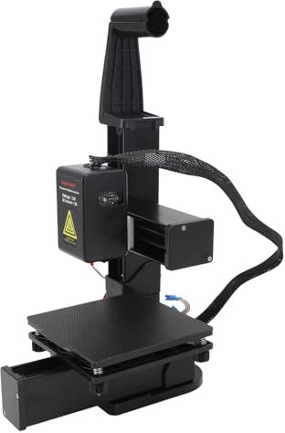 Kompakter 3D Drucker - Kleine 3D Druckmaschine mit Schneller Erwärmung, Hoher Genauigkeit, PLA/TPU Filament Unterstützung für Ausbildung und DIY Projekte (EU-Stecker)