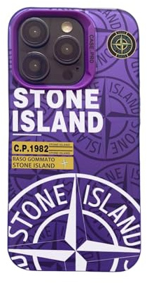 ZuoXun Anwendbar für: Für iphone16pro / 14/15/16promax13/12pro / 11 Stone Island Handyhülle(for iPhone 15 Pro Max/Purple)
