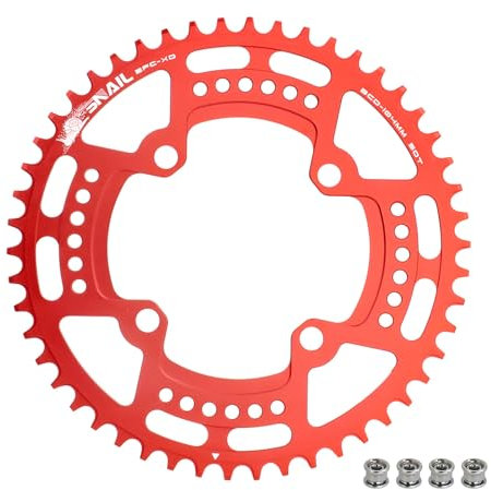 BESNIN 104 BCD Plato 30T 32T 34T 36T 38T 40T 42T 44T 46T 48T 50T 52T Platos Narrow-Wide de Single-Speed para Bicicletas de Carretera, BMX y MTB de 7/8/9/10/11/12 Velocidades