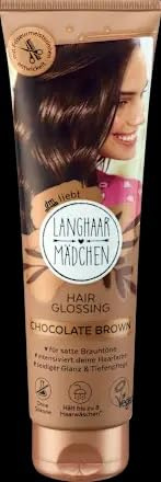 Langhaarmädchen Hair Glossing Behandlung, Chocolate Brown, Glanz-Haarkur, 150 ml
