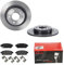 2 Bremsscheiben Voll 292 mm + Bremsbeläge Hinten von Brembo Voll (1420-54131) Bremsensatz Bremsanlage Bremsen-Kit,Bremsenset, Bremsscheiben, Bremsbeläge, Bremsen-Set, Beläge, Bremsbelag,