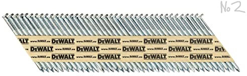 Dewalt DNPT28R63G12Z Pointes en bande papier 33° crantées éléctro-zinguées 2.8x63mm