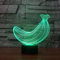 HPBN8 Ltd 3D Bananen Illusions LED Lampen Tolle 7 Farbwechsel Acryl berühren Tabelle Schreibtisch-Nachtlicht mit USB-Kabel für Kinder Schlafzimmer Geburtstagsgeschenke Geschenk