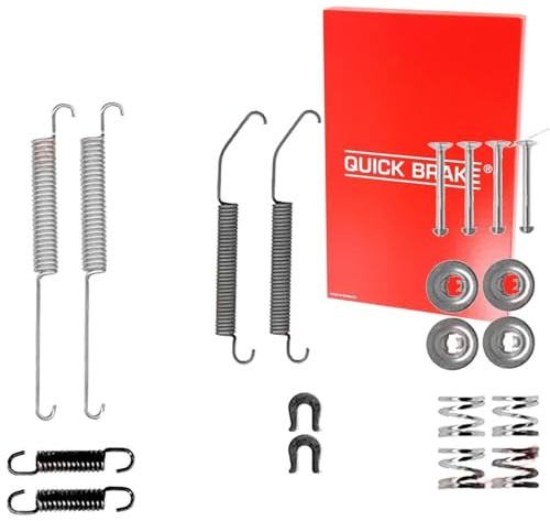 QUICK BRAKE 105-0033 Zubehörsatz Bremsbacken Hinten Kompatibel mit MITSUBISHI Mirage/Space Star Schrägheck A0A | Kompatibel mit: CITROËN C-ZERO, MITSUBISHI i, MIRAGE / SPACE STAR VI Schrägheck, NISSAN NV200 / EVALIA Bus, NV200 Kasten