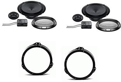 Audison APK 165 kit casse auto a due vie 165mm, potenza RMS 100W a 4 Ohm set adattatori altoparlanti per OPEL Astra prima del 2004 Predisposizioni anteriori