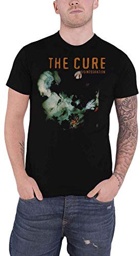 The Cure T Shirt Disintegration Album Cover Band Logo Nue offiziell Herren S