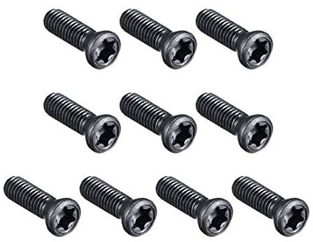sourcing map 10 Stk. Torx Schrauben Ersatz Hartmetalleinsatz CNC Drehmaschine M3.5x12mm