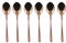 Sambonet Rosenthal Taste - Espressolöffel, Mokkalöffel - 6er Set - Kupfer - Spülmaschinenfest