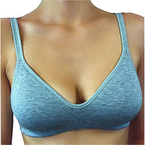 GIOS Reggiseno Cotone Aroma (4, Grigio)