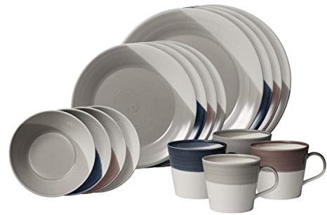 Royal Doulton Bowls of Plenty 40036110 16 Pc Dinnerware Set, Porcelain, Mixed