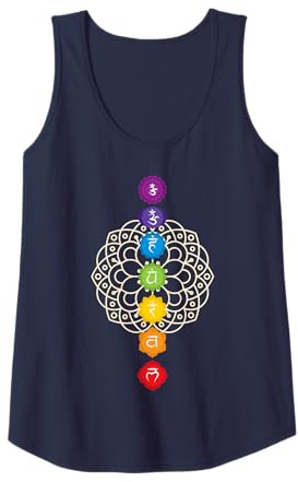 7 Chakren Mandala - Die sieben Chakren - Goa, Yoga Tank Top