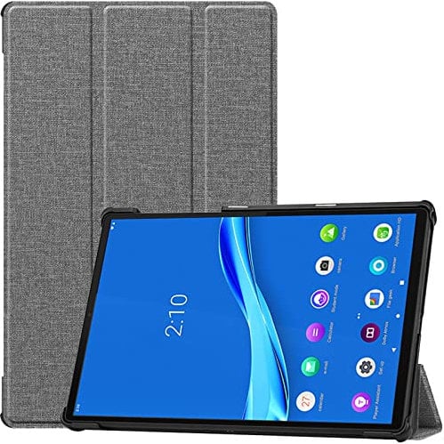 ProCase Hülle für 10.3 Zoll Lenovo Tab M10 FHD Plus 2020 /Tab K10 (TB-X606F/TB-X606X/TB-X6C6F), Ultra Dünn Stander Hülle Stand Harte Hülle Schutzhülle Android Tablet –Hellgrau