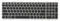Tragbare Tastatur, Computertastatur mit silbernem Rahmen, klein und leicht, extrem leise, geeignet für HP Envy Touchsmart 15-J 17-J Laptop