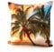 heimtexland ® Outdoorkissen Bedruckt 45x45 Garten Lounge Dekokissen Outdoor Lotus Effekt Typ742 Südsee Sunset