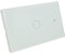 Interruptor de pared WiFi, 3 en 1, WiFi 2.4G + RF 433 MHz + botón táctil, compatible con Amazon Alexa y Google Home, panel inteligente para caja 503 italiana (blanco, 1 botón táctil)