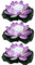 Yeehliny 18cm Lotus Laterne, Wasserdichte LED Garten Pool Licht, Schwimmende Laterne, Künstliche Lotusblüten Seerosen Licht Wasserlaterne für Garten Teich Terrasse (3 Stück/B)