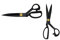 Premium - Carbon Schneiderschere Stoffschere Professionelle Nähschere schwarz (Größe 8Zoll - Länge 20cm)