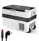 LLIVEKIT Kühlbox, 40 L Kompressorkühlbox, Dual-Zone (-22°C) | 33L Gefrierfach + 7L Kühlbereich | Leise (50dB) mit Rädern | 12V/24V Auto + 230V Haus | C-Klasse, CE/ROHS
