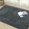 Granbest Alfombra gruesa premium similar a piel de oveja para salón cocina antideslizante lavable alfombra de suelo ultra suave alfombra de suelo dormitorio (120 x 160 cm, gris)