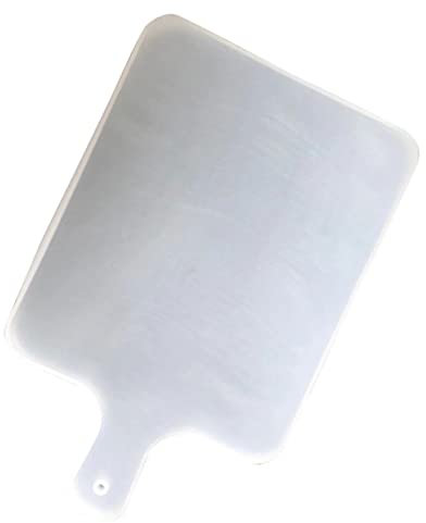KONTONTY Cutting Board Mold Jewelry Tray Mold Pizza Board Dessert Tray Mold Serving Platter Mold Coaster Resin Mold Tray Molds for Epoxy Silicone Tea Tray Silica Gel White Crystal Epoxy