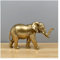 Tauzveok Elefant Gold Deko Skulptur, Elefanten Deko Statue, für Dekoration Wohnzimmer, Büro, Bücherregal, Schlafzimmer, Geschenk, Harz