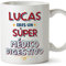 MUGFFINS Tazas Personalizadas para MÉDICO DIGESTIVO hombre - En Español - Eres Súper - 11 oz / 330 ml - Regalo Personalizable original y divertido