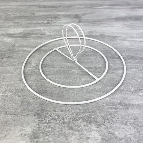 Lealoo Abat Jour Pince Clip Ronde, diamètre 10 cm et Cercle 15 cm, en epoxy anticorrosion