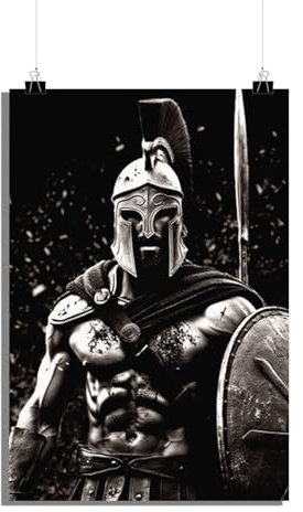 25 Artstreet 300 Poster - Spartanischer Krieger Film Poster - Kultfilm Poster - Hochwertiges Poster - Perfekt zum Einrahmen (Size 51x71)