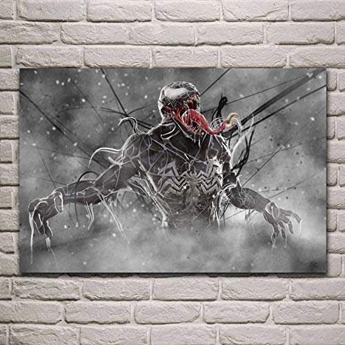 IGHSNZUH Puzzles Für Erwachsene 1000 Teile Venom Comics Puzzle Heimdekoration Lernspielzeug Für Intellektuelle Spiele, Für Erwachsene Kinder 50X75Cm