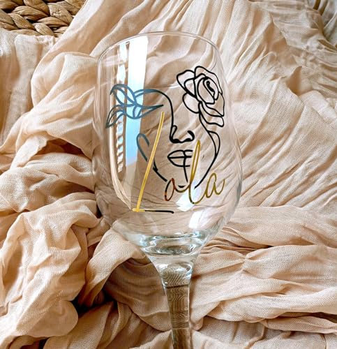 Copa de Vino Personalizada Día de la Madre, Copa de Vino Para Mamá, Regalo Día de la Madre, Detalle Personalizado para Mujer